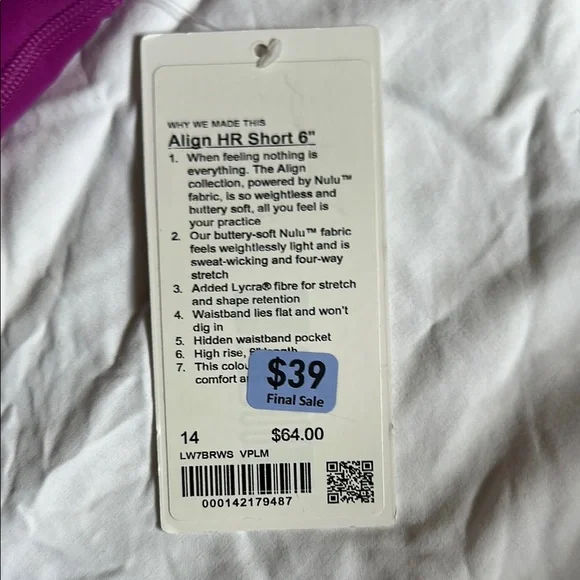 lululemon Align HR 6” Shorts High-Waisted Stretch - Picture 3 of 5